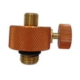 thumbnail image 1 of Almencla Adaptateur de Poêle de Camping Conversion Robuste en Métal Antirouille avec Bouton de Réglage Convertisseur d'Entrée de Réservoir pour Sac à Dos Camping Randonnée Orange, 1 of 8