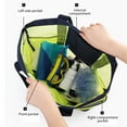 thumbnail image 6 of LHNFT Mesh Beach Bag with Rope Handles, Mesh Tote Bag for Women Contains Wicker Oversized Beach Tote Bag with 5 Small Pockets (Green), 6 of 8