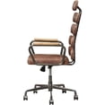 thumbnail image 4 of Scranton & Co Leather High Back Adjustable Swivel Office Chair in Whiskey, 4 of 6