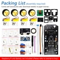 thumbnail image 2 of Kit de coche inteligente Freenove 4WD para Raspberry Pi 5 4 B 3 B+ Zero 2 W, 2 of 7