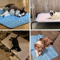 thumbnail image 5 of Summer Cooling Mat & Sleeping Pad- Water Absorption Top, Materials Safe, Easy Carry, EZ Clean. Keep Cooling for Pets, Kids and Adults.(Navy Blue, 28" x 22"), 5 of 5