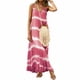 thumbnail image 2 of Vestido largo con cuello en V, ropa de verano, vestido suelto sin mangas a rayas, rosa, S Methold AP001806-01, 2 of 5