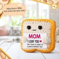 thumbnail image 3 of Mothers Day Pun Gift for Mom from Daughter Son- Handmade Cute Loaf Crochet Toast - I Love You Funny Presents for Moms Bonus Mamas Mother-in-Law Birthday, Valentine's Christmas Stocking Stuffers, 3 of 7