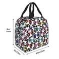 thumbnail image 3 of Lsque Panda And Glasses Pattern Lunch Bag Women/Men Insulated Lunch Box,Small Leakproof Cooler Food Lunch Containers Reusable High Capacity Lunch Tote Bags, 3 of 6