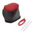 thumbnail image 1 of Ofertas Únicas 1 Juego de Cubierta de Perilla de Cambio de Marchas para Toyota CH-R 17-21 Protector de Mango de Cambio de Cuero Sintético Antideslizante Negro Rojo, 1 of 1