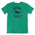 thumbnail image 1 of Make Your Mark Design Horse Girl Print T-Shirt Gifts, Party Favors, Supplies & Stuff for Women & Girls Kelly Green, 1 of 7