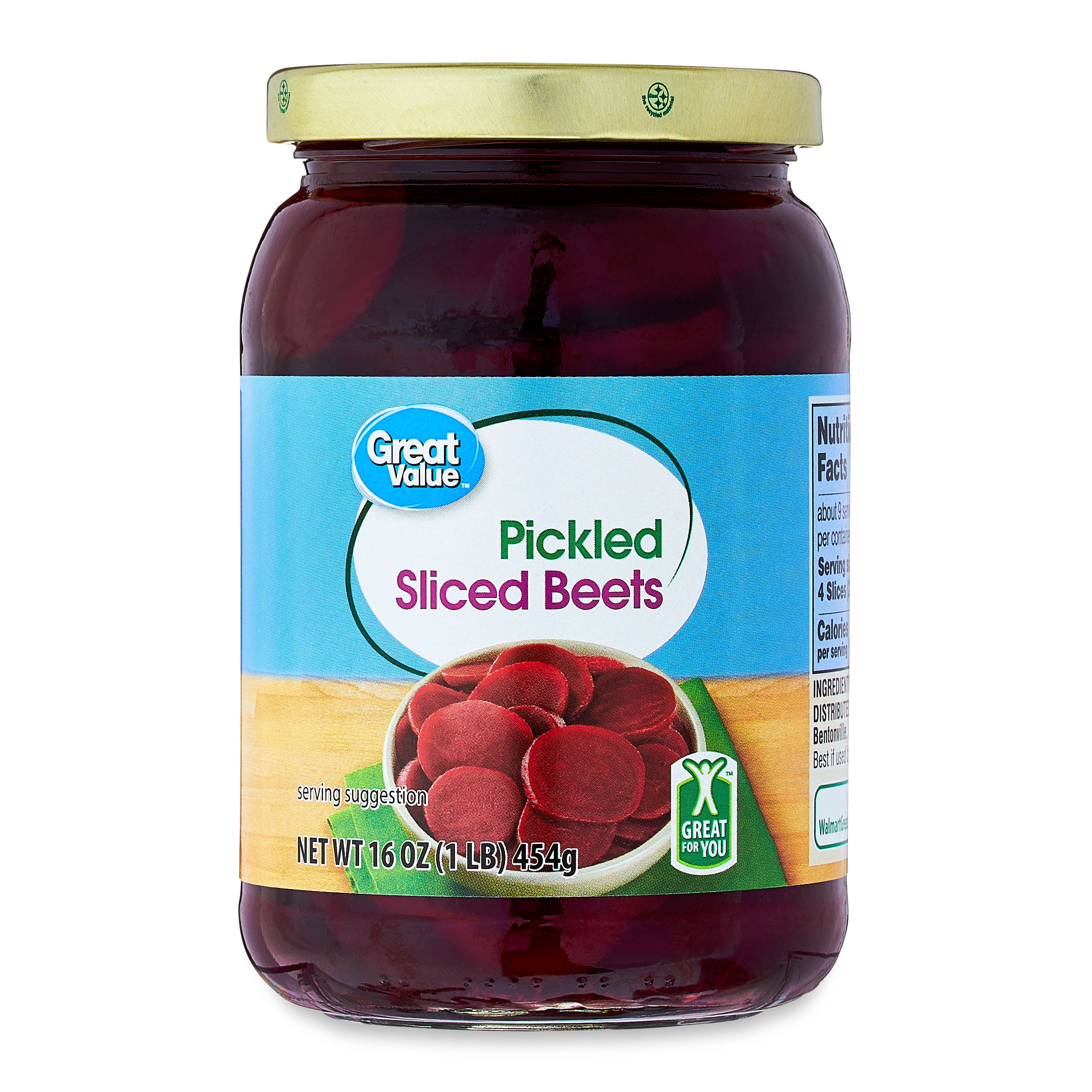 Great Value Pickled Sliced Beets, 16 oz