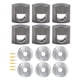 thumbnail image 1 of Ganchos de Techo Modernos CUTICAT 6 Piezas para Cables Organizador de Cables Colgante Negro, 1 of 8