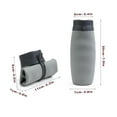 thumbnail image 2 of Collapsible Sports Water Bottle 600ml Foldable Kettle with Large Mouth for Easy Pouring BPA-Free Leakproof Design for Hot or Cold Drinks UKHBMC | Gray, 2 of 8