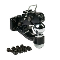 Mytee Products Pintle Hitch & Towing Parts & Sets with 2 Inch Trailer Ball 8 Ton Towing Capacity