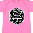 thumbnail image 4 of Inktastic 20 Sided Black Dice Boys or Girls Baby Bodysuit, 4 of 5