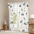 thumbnail image 3 of Erosebridal Farm Cow Animal Kids Curtains Pack of 2 (42x84 Each), Cartoon Truck Curtains Blackout, 3 of 6