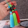 thumbnail image 5 of U8MO Handwork Refinement Tassel DIY Silk Tassels Pendent Jewelry Accessory-deep green, 5 of 9