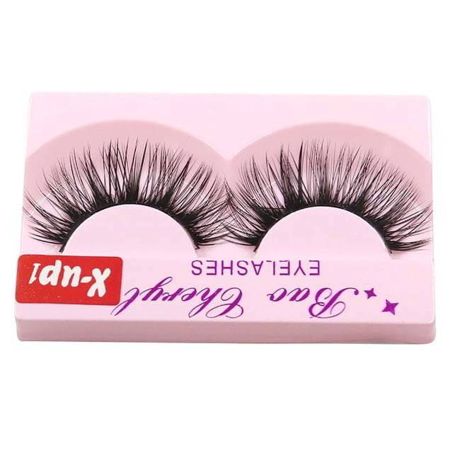 Fiudx Par de Pestañas Postizas de Múltiples Capas, Densas, Delgadas, Gruesas, Grandes, para Discoteca, Baile
