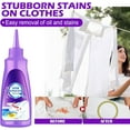 thumbnail image 2 of Graceiful Stain Remover - Active Enzyme Laundry Stain Remover, Active Enzyme Clothes Oil Ink Color Paint Stain Remover, New Garment Stubborn Stain Enzyme Stain Remover,1PCS, 2 of 7