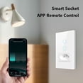 thumbnail image 2 of El zócalo del enchufe del interruptor inalámbrico Zigbee funciona con Alexa Google Home Tuya 16A 20A JShteea El nuevo, 2 of 8
