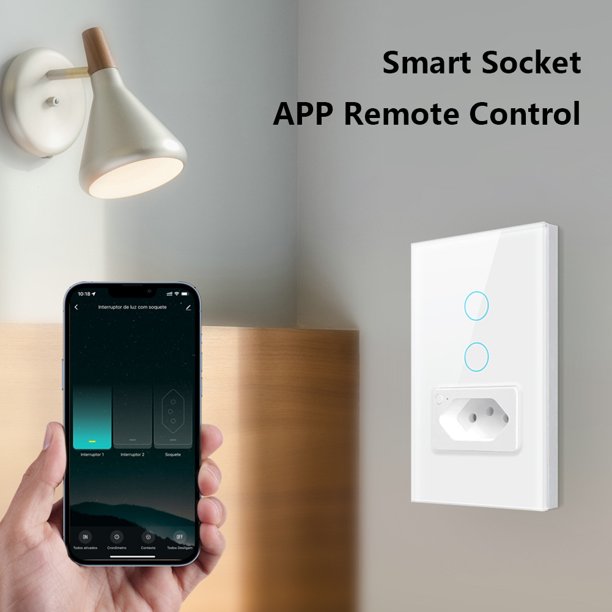 El enchufe brasileño Zigbee funciona con Alexa Google Home Tuya 16A 20A Smart Home