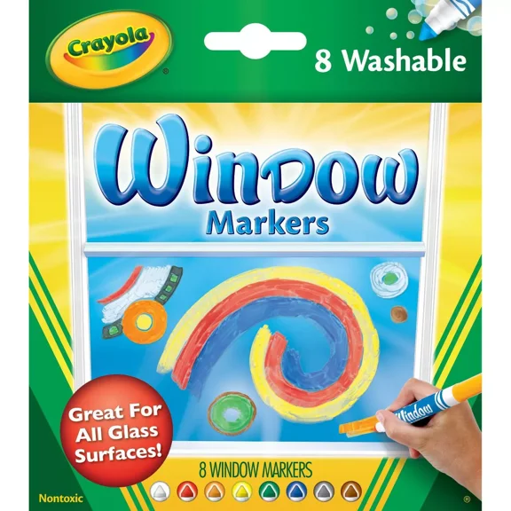 8ct Washable Window Markers