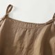 thumbnail image 5 of Vestidos Casuales Para Mujer, Blusas De Mujer De Moda Camisola de mujer con escote en V, hebilla ajustable y tirantes de lino sintético, 5 of 8