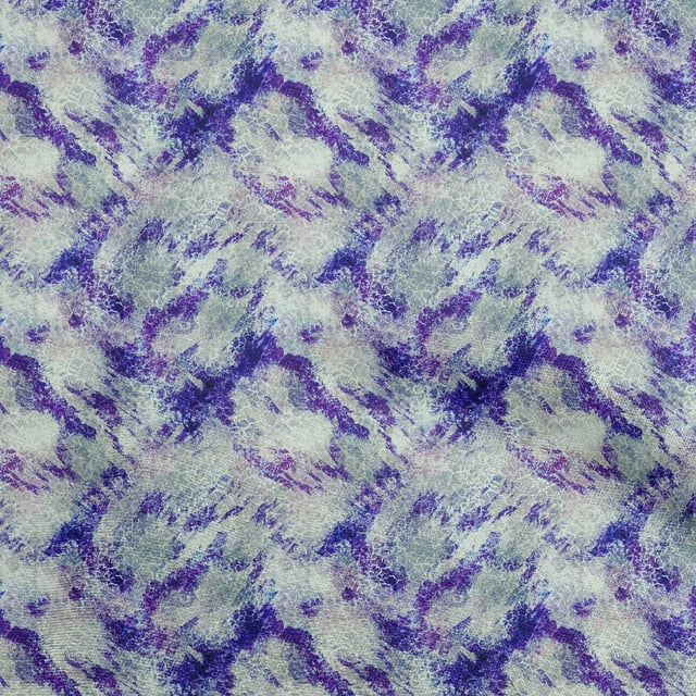 oneOone Cotton Jersey Blue Fabric Texture Craft Projects Decor Fabric Printed By The Yard 58 Inch Wide