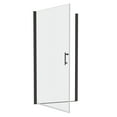 thumbnail image 6 of 1 3/8" adjustment,universal pivot shower door, open outside, with 1/4" tempered glass and Matted black finish 2872, 6 of 9