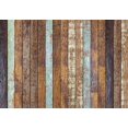 thumbnail image 1 of EREHome Polyester Fabric 7x5ft Worn Multi-colored Wood Planks Floor Newborn Photography Backdrop Prop Photo Background, 1 of 1
