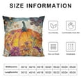 thumbnail image 5 of Shiartex Autumn Watercolor Pumpkins Throw Pillow Covers， Thanksgiving Pillow Case for Home/House Cute Fall Decorations Living Room Decor and Accessories,Autumn Thanksgiving Pumpkins，Multi-Size, 5 of 5