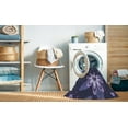 thumbnail image 2 of Ahgly Company Machine Washable Indoor Round Transitional Light Purple Area Rugs, 8' Round, 2 of 7
