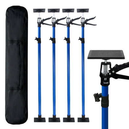 360 °     Rotating Adjustable Support Rod with 45 °     Tilt Stand, Height-Adjustable, Quick-Release Handle & Non-Slip TPR Pads