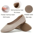 thumbnail image 3 of Ataiwee Women's Wide Width Flat Shoes, Plus Size Casual Pointy Toe Slip on Wide Ballet Shoes., 3 of 8