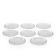 thumbnail image 6 of Hosley Set of 8, Clear Glass Pillar Candle Plates, 6 of 6