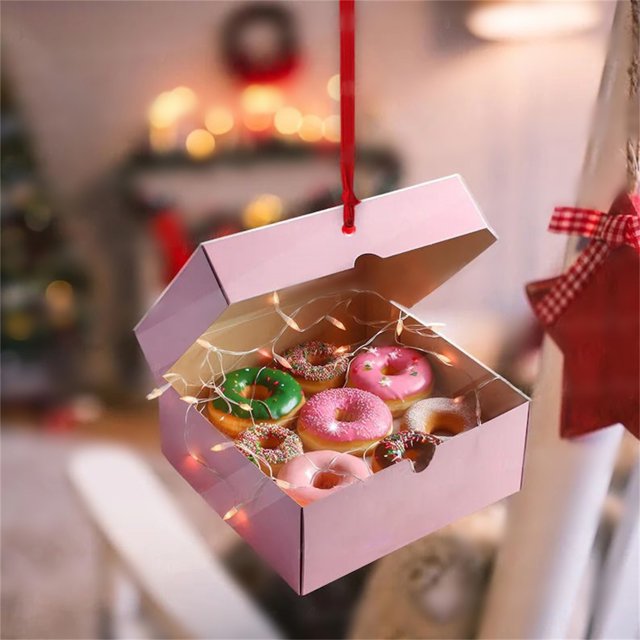 ¡No Te Lo Pierdas!, 1 adorno para árbol de Navidad, adorno navideño de acrílico, colgante navideño, adornos colgantes para árbol de Navidad, fiestas, coche, decoración del hogar Akmoler