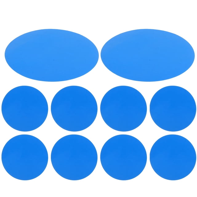 Miangastore 10PCS Self-Adhesive Pool Fix Patch Convenient Repairing Patches for Inflatable Pools Swim Rings and Air Beds Waterproof PVC Repair Patch for Swimming Pool Accessories