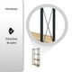 thumbnail image 4 of Librero 4 Repisas Minimalista HOMEASY Color Café, 4 of 7