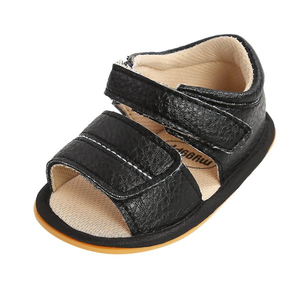 Sandalias para bebés y niñas, suela de goma antideslizante suave, zapatos planos para caminar