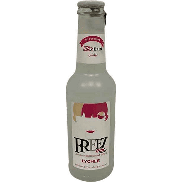 Freez Mix Lychee Carbonated Soda, 24Pack 9.3 fl. oz. (275ml) Bottles