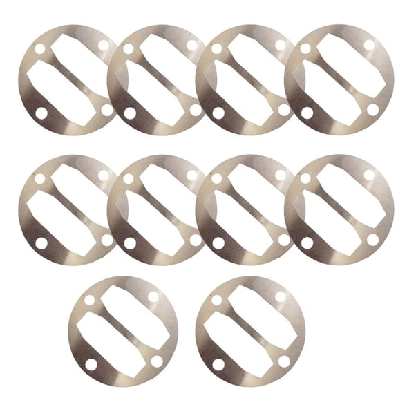 Excellent Plastic Copper Valve Plate Gaskets Washers Aluminum Pad for Oil Free/Oil Machine Air Compressor Cylinder Head, 51 Type