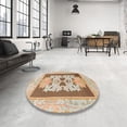 thumbnail image 3 of Ahgly Company Indoor Rectangle Abstract Chocolate Brown Abstract Area Rugs, 5' x 7', 3 of 6
