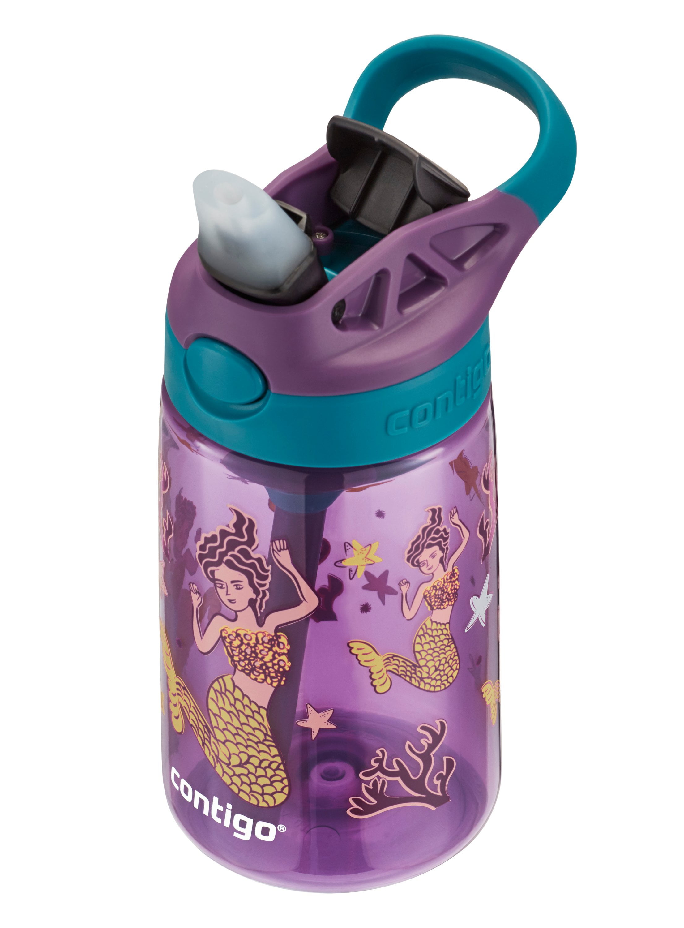 14oz Contigo Aubrey Kids Water Bottles: Mermaids $7, 2-Pack Blueberry &  Monsters
