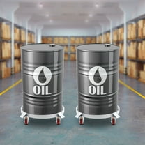 55 Gallon Drum Dolly Heavy Duty Barrel Cart 1200 lbs with Swivel Casters Steel