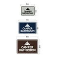 thumbnail image 5 of Signs ByLITA Classic Framed Camper Bathroom Sign (Black) - Small, 5 of 6