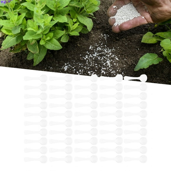 Powder Measuring Spoon, Light Weight Measuring Spoon Medicine Powder Scoop Gardening Supplies 50PCS  for Lawn for Balcony for Garden