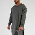 thumbnail image 2 of Siilsaa Tall Crewneck Sweatshirt Grey,2XL, 2 of 5