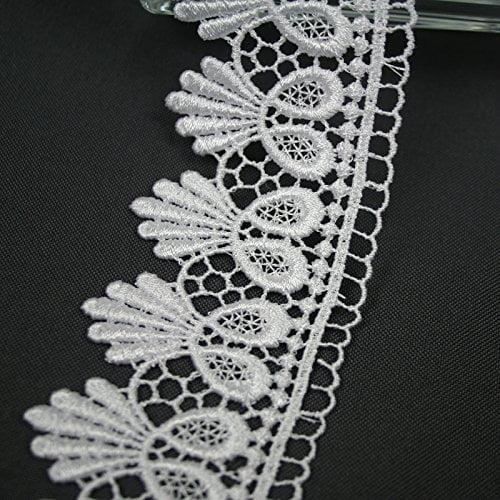 white lace trim by the yard