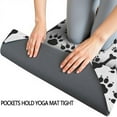 thumbnail image 3 of Paw Prints and Bones Hot Yoga Mat Towel Non Slip for Hot Yoga - Quick-Drying Yoga Mat Cover with 4 Corner Pockets with Travel Bag - Hot Yoga Towel Non Slip 74"x26", 3 of 6