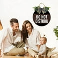 thumbnail image 4 of Eveokoki 12" Do Not Disturb Door Hanger Sign, Do Not Disturb Sign & Wooden Door Sign for Home, Offices, Clinics, Law Firms, Hotels, 4 of 5