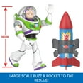 thumbnail image 4 of Disney and PixarToy Story Buzz Lightyear 10-inch Action Figure Toy with Rocket & Sounds, 4 of 7