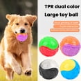 thumbnail image 2 of Koiauber Squeaky Ball Dog Chew Toy TPR Interactive Toys for Dogs Teeth Cleaning Bite Resistance Pet Supplies for Home Outdoors Walking Traveling, 2 of 8