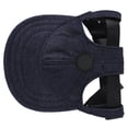 thumbnail image 4 of Pet Four Seasons Sombrilla Gorra De Béisbol Moda Ajustable Ligero Perros Gorra Con Visera Denim Azul S, 4 of 12