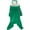Green, variant on Cute Pet Dog Raincoat, Raincoat Body Covered With Hood, Reflective Night Light Strip, Double Waterproof Raincoat, Bear-shaped Pet Dog Hooded Cape